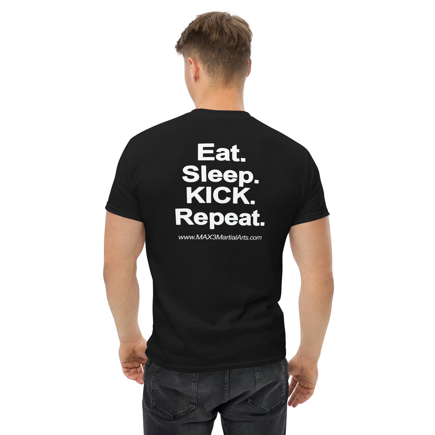 Adult Eat Sleep Kick Repeat T-Shirt