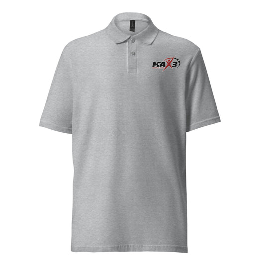 Adult MAX3 Embroidered Logo Polo Shirt