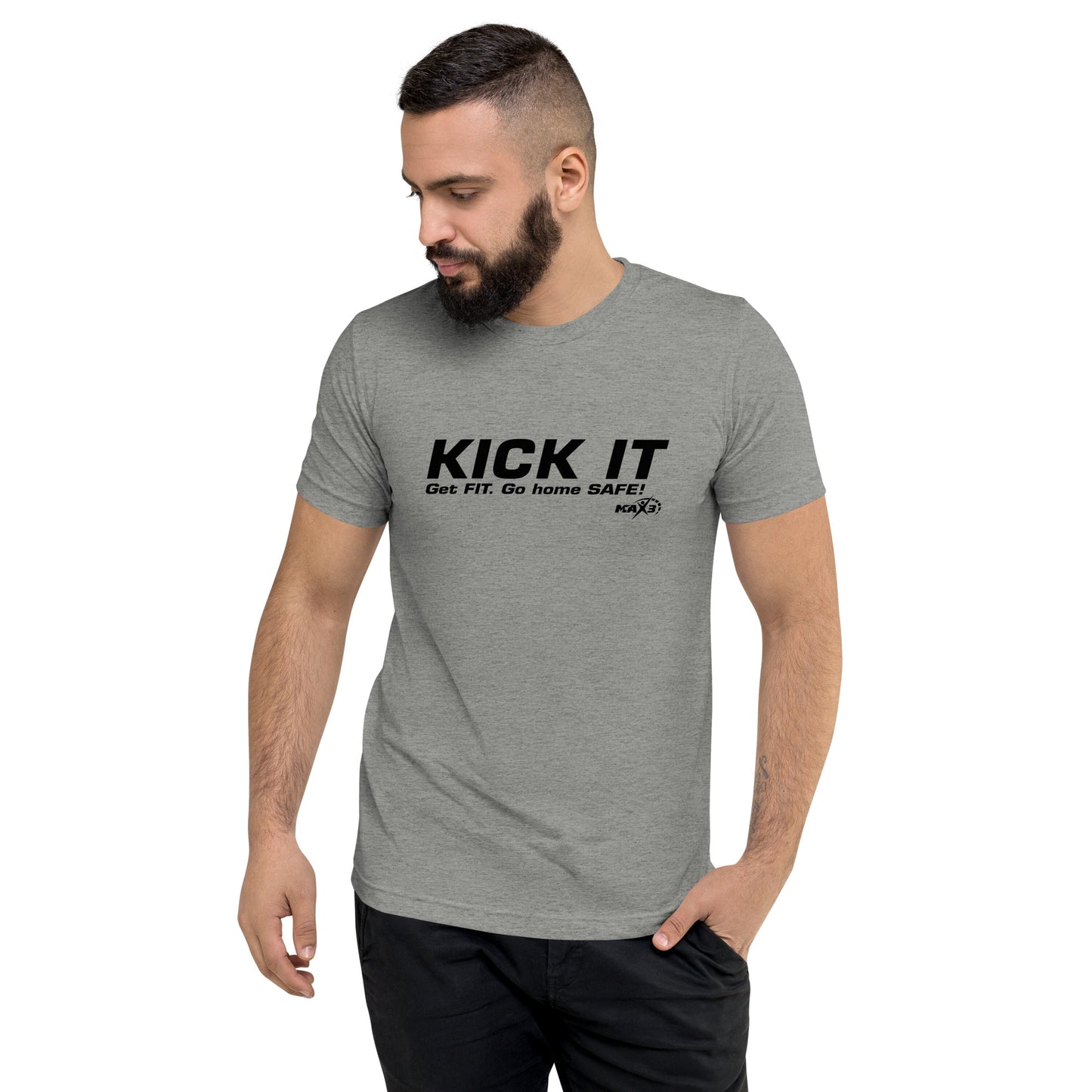 Adult Kick It T-Shirt - PREMIUM TRI-BLEND