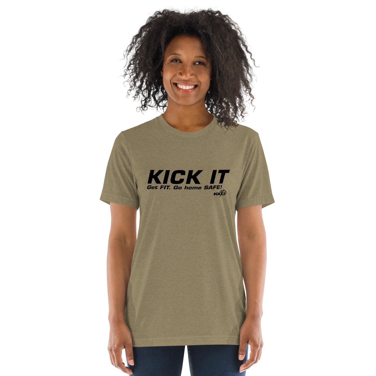 Adult Kick It T-Shirt - PREMIUM TRI-BLEND