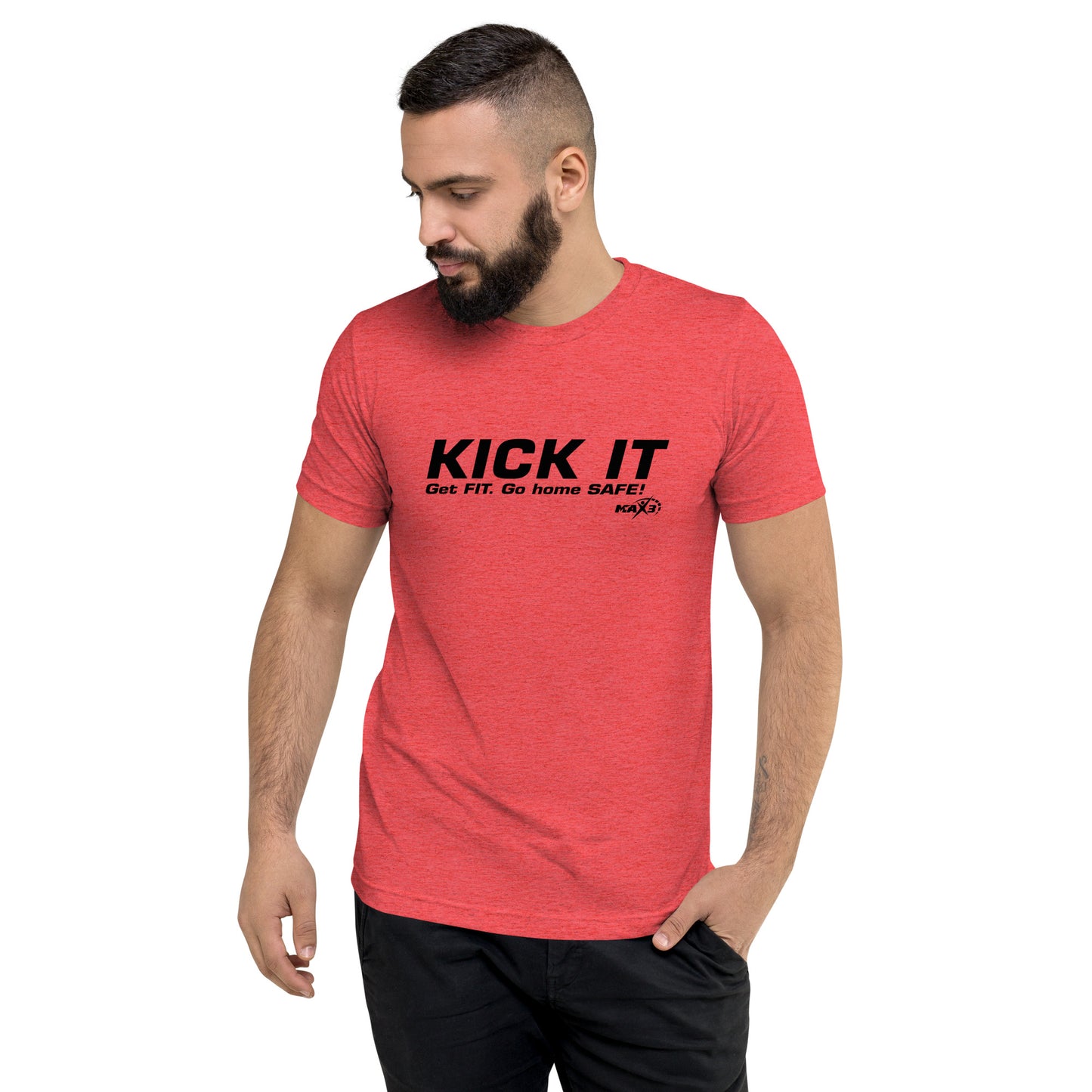 Adult Kick It T-Shirt - PREMIUM TRI-BLEND