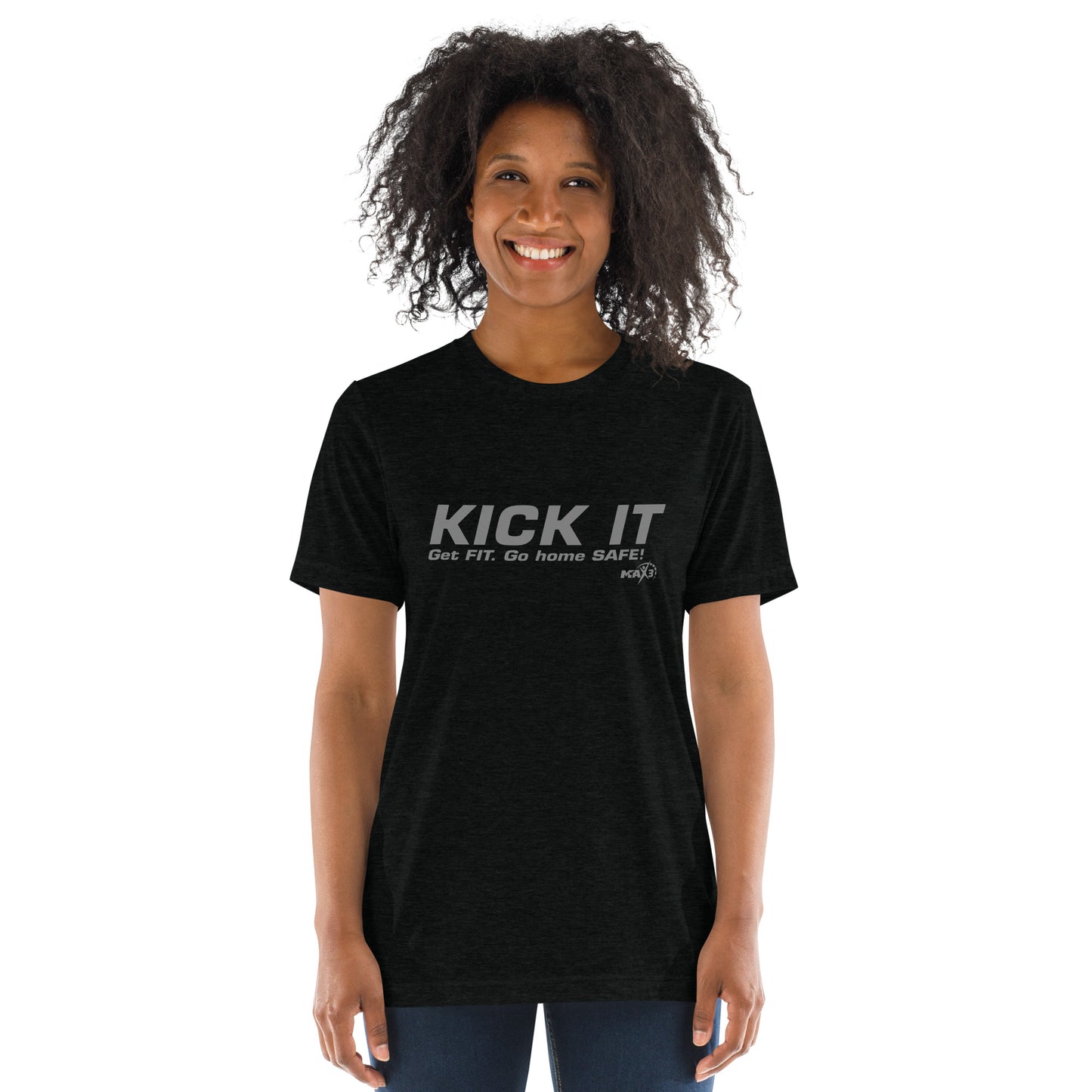 Adult Kick It T-Shirt - PREMIUM TRI-BLEND