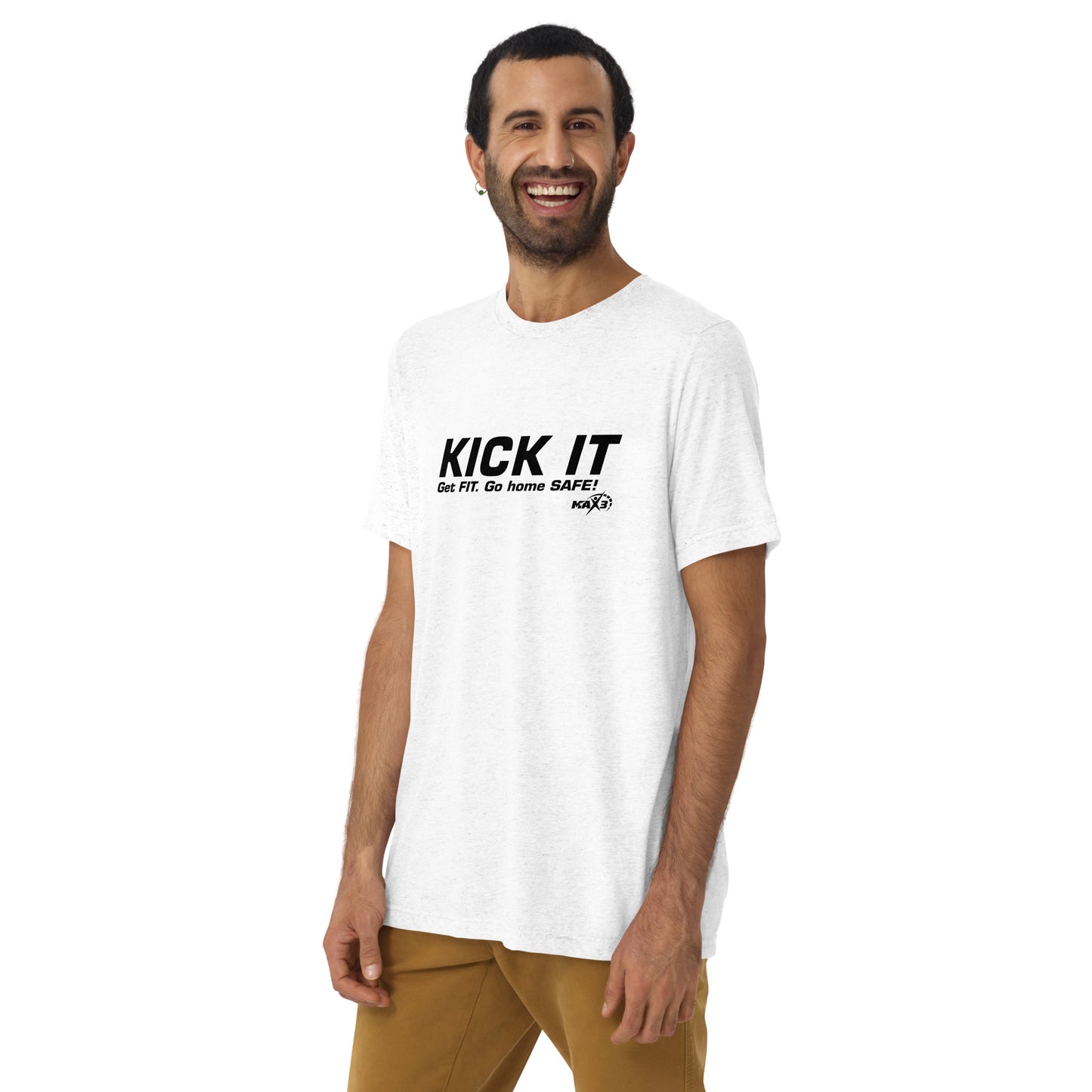 Adult Kick It T-Shirt - PREMIUM TRI-BLEND