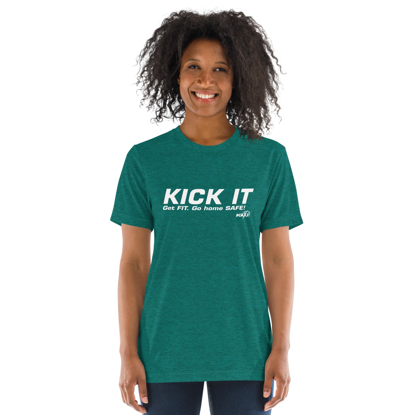 Adult Kick It T-Shirt - PREMIUM TRI-BLEND